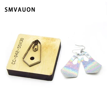 

SMVAUON Cut Out Leather Earring Cutting Die Steel Rule Die Leather Decoration Tool For Die Cutting Machine DIY Handicraft Cutter