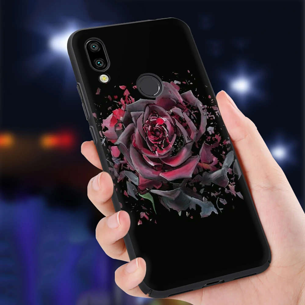 Светящиеся розы в темное время суток красивый силиконовый чехол для телефона для Xiaomi Redmi 4A 4X5 5A 5plus 6A 6 pro 7 7A 8A S2 G0 K20 Pro - Цвет: B7