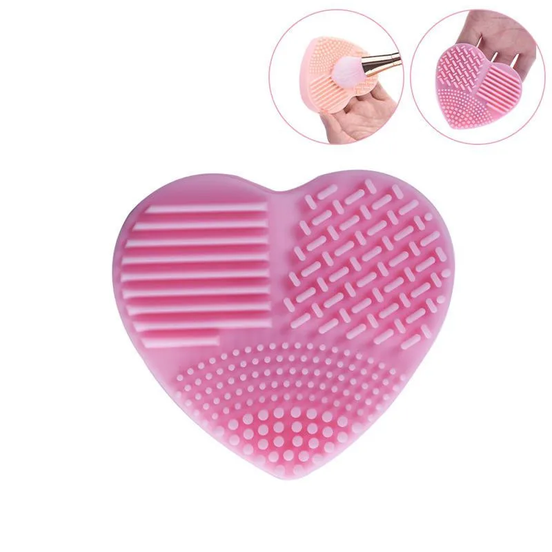 1 шт. Hart Vorm Silica Handschoen Scrubber Borstel Siliconen Cleaner Cosmetische чистящие средства для красоты kwaste Cleanser коврик