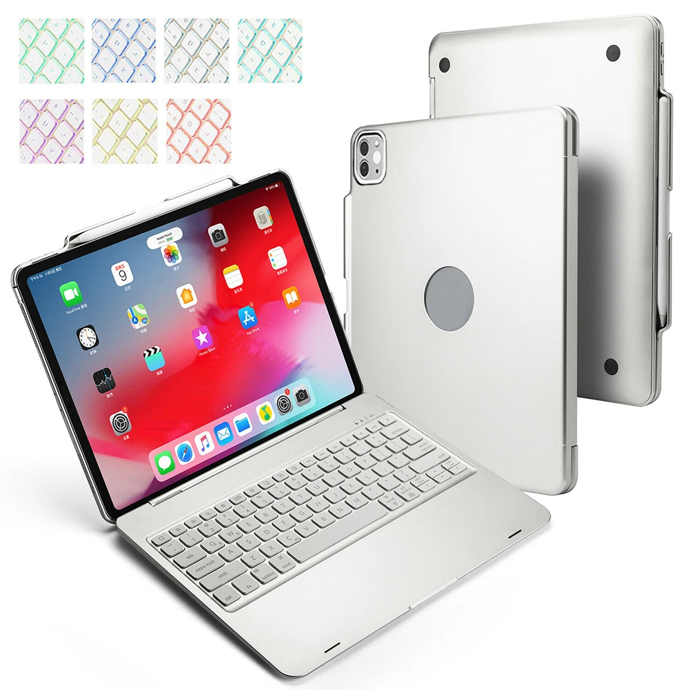 Чехол клавиатура с сенсорной панелью для iPad Pro 12 9 2020 чехол держателем карандашом