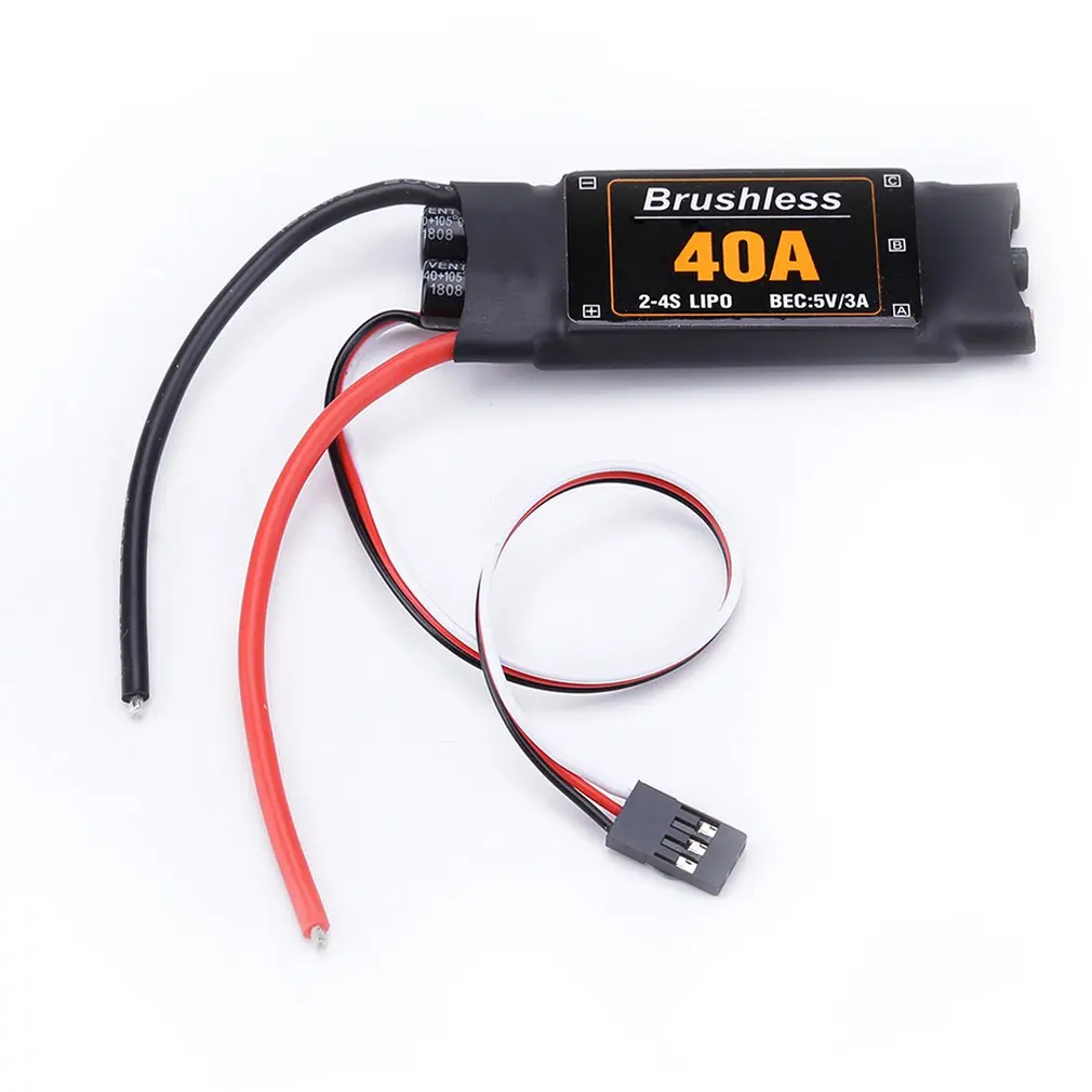 

40A Brushless ESC Drone Airplanes Parts Components Accessories Speed Controller Motor RC Toys FPV Durable Quadcopter Helicopter
