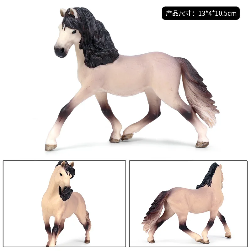 

Children Model Zoo Model Toy Wild Animal World Eight Horses Maxima Wild Horse Racing Plastic Ornament