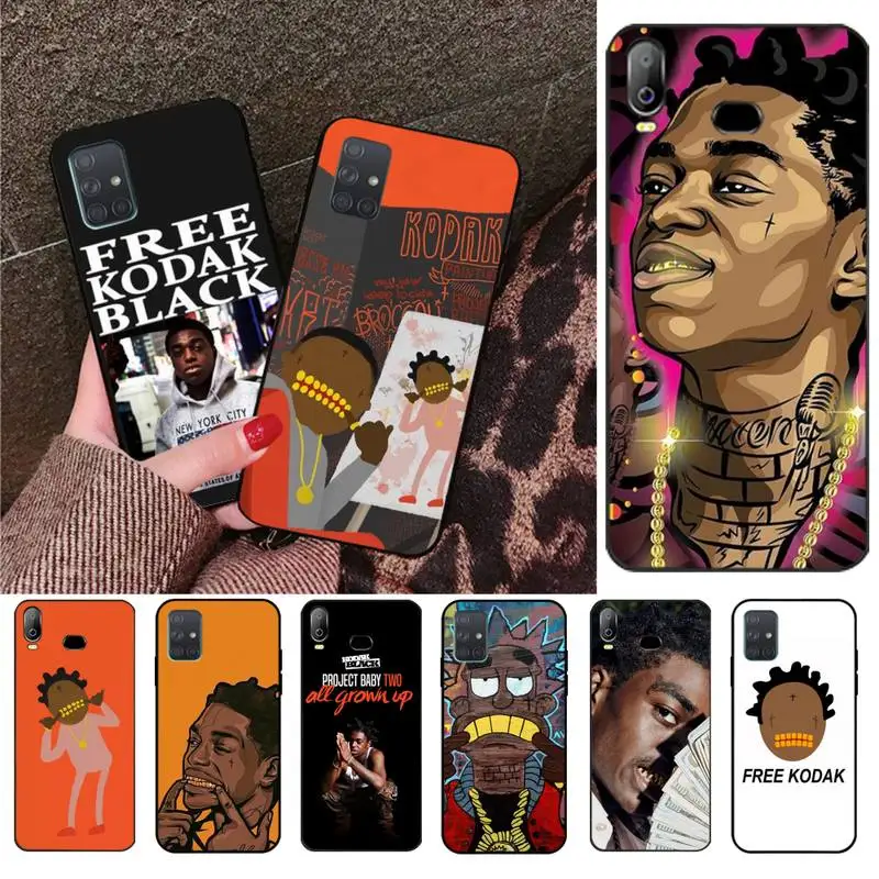 HPCHCJHM Kodak Black Rapper DIY Printing Phone Case cover Shell For Samsung A10 A20 A30 A40 A50 A70 A80 A71 A91 A51 A6 A8 2018