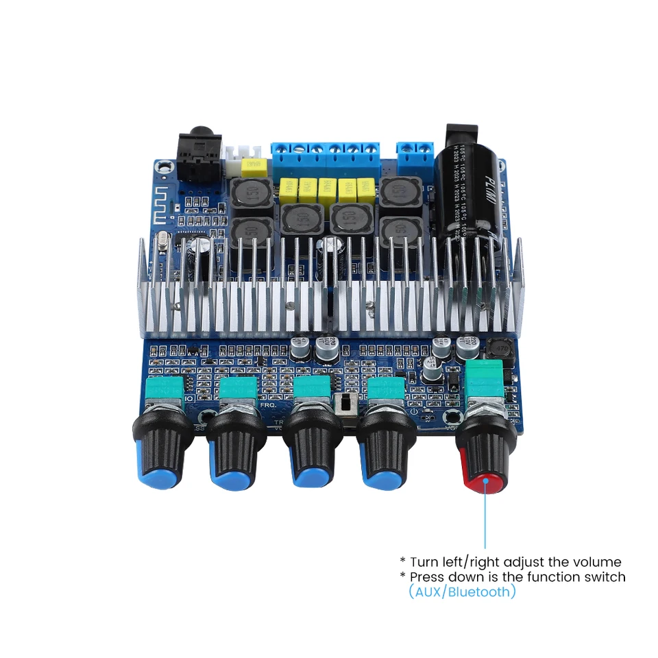 AIYIMA T2 PRO 真空管プリメインアンプTPA3116 AIYIMA TPA3116 Subwoofer Amplifier Board 2.1 Channel High Power