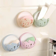 4 цвета держатель для мыла для ванной комнаты без присоски для ногтей кухонная настенная присоска для слива пустотелая мыльница товары для дома 1 шт