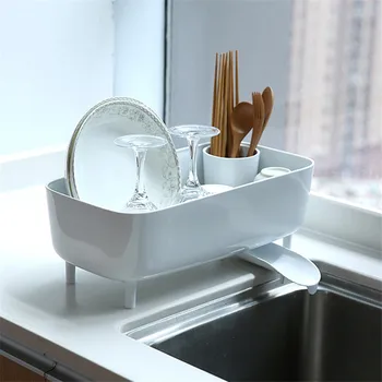 

Chopsticks Receiving Box Kitchen Sink Set Up Dishes for Hanging Small Bowl Dishes Kit Sink Splash Sink Stove Pretend Play Toy Ed