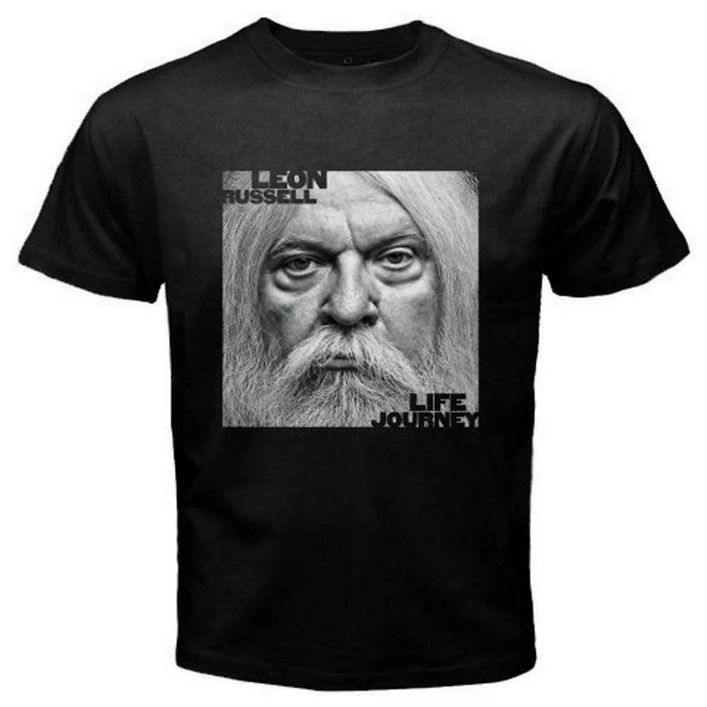 Новая футболка Leon Russell Musician Legend Life Journey размеры от S до 3Xl США En1 новые тренды |