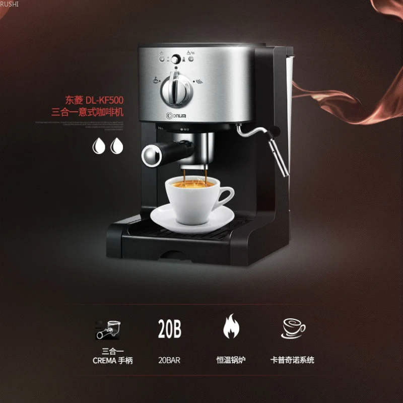 50HZ 220V Semi Automatic Coffee Machine Milk Frother Espresso Machine Espresso Cups Espresso Coffee Maker