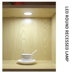 3 Вт светодиодный свет под кабинет светильник прожекторов комплект дома Кухня счетчик гардероб освещения энергосберегающие светильники