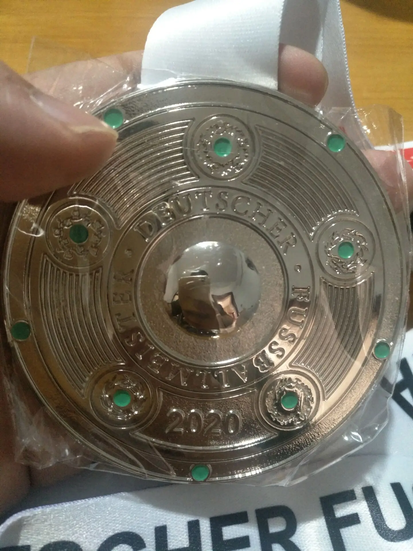 European Champion Clubs Cup Football League Metal Gold Medal Replica