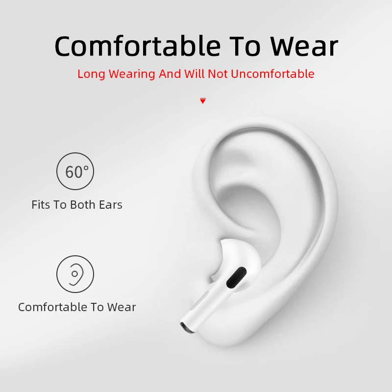 Air Pro 4 TWS Wireless Earphones Rename Bluetooth 5.0 Mini Earbuds with Charging Case Sports Handsfree Headset for Smart Phones
