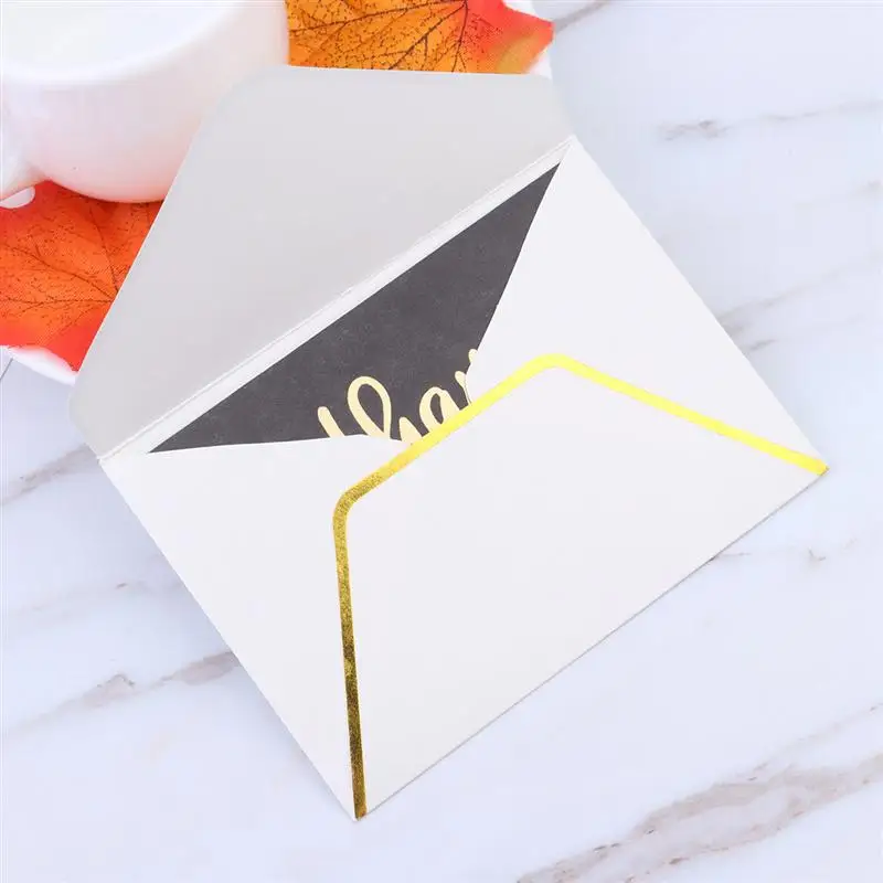  10sets Invitation Card Creative Thanksgiving Cards Greeting Card Paper With Envelopes For Wedding G - 4000330504053