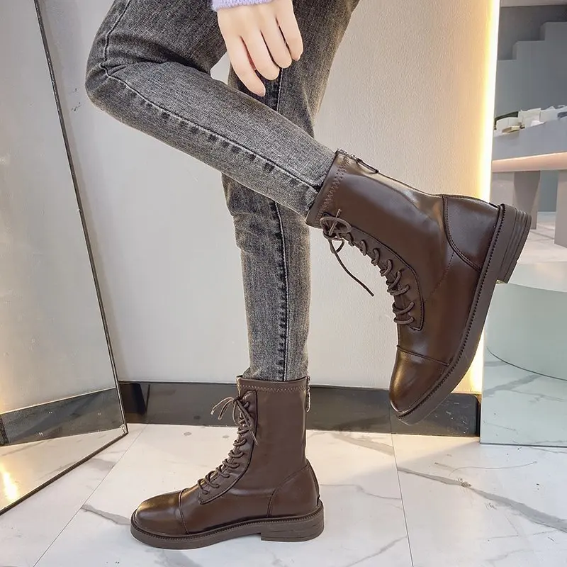 NEW Winter Boots Black Brown Short Plush Boots Female Women Shoes Round Toe Brand Women's Boots Ankle Boots 2020 Women Shoes NEW Winter Boots Black Brown Short Plush Boots Female Women Shoes Round Toe Brand Women's Boots Ankle Boots 2020 Women Shoes