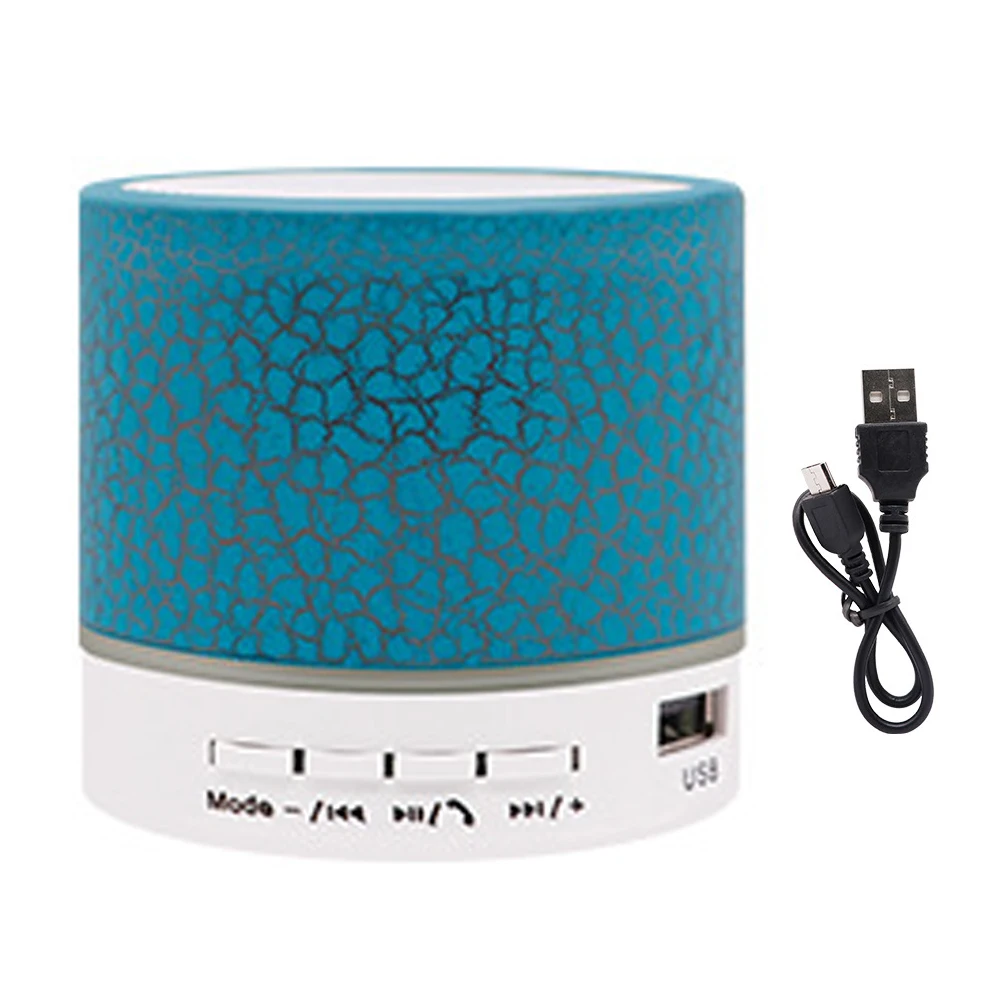 A9 мини беспроводной Bluetooth динамик громкий динамик трещины светодиодный цветной TF USB Сабвуфер Bluetooth динамик s Mp3 стерео аудио музыкальный плеер - Цвет: A3