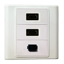 HDMI+ SC, информационная настенная пластина, крышка розетки, настенное крепление, лицевая панель, разъем, порт для домашнего офиса, кабельная система