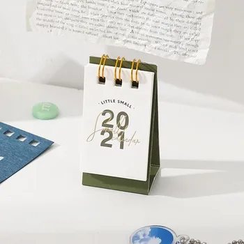 

Vintage Retro Notepad Laptop Coil Calendar Portable Mini Note One Month Calendar Stationery School Office Supplies