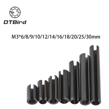 

25pcs/Lot Size M3X6mm-30mm GB879 Steel Split Spring Dowel Tension Roll Pin Resilient Cylindrical Cotter Pin 25pcs Size DT2