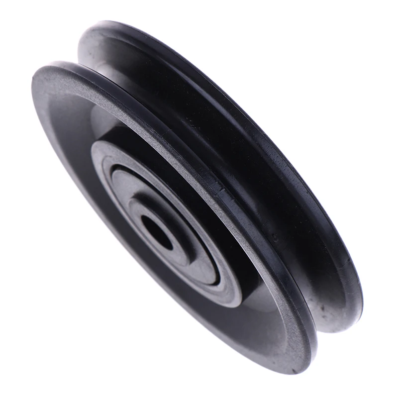 90mm Wearproof Nylon Bearing Pulley Wheel Cable Gym Universal Fitness Equipment Part High Quality Bearing Pulley Gym Pulley Attachments Fitness Equipment Accessories