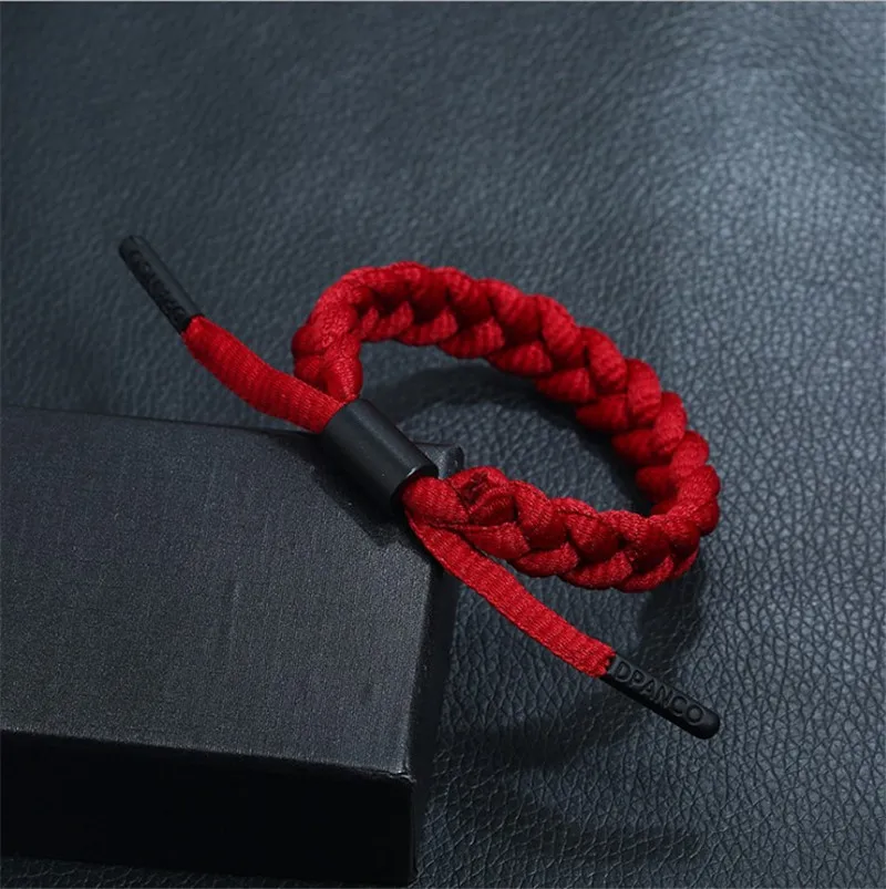 Red Smelly Cat Fashion Simple Bracelet Student Couples Braided Bracelet Lion Bracelets Bangles - Окраска металла: Red