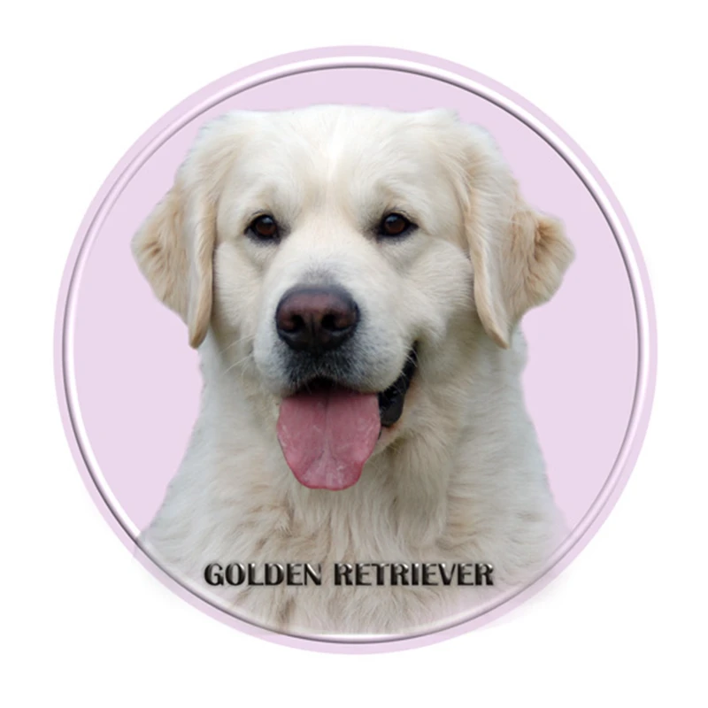

S40382# Various Sizes PVC Decal Golden Retriever Dog Pet Animal Car Sticker For Bumper Rear Window Laptop Refrigerator Toilet