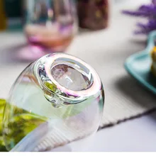 Домашняя стеклянная чашка Радуга слеза стекло свинец семь цветов бокал для вина es чашка бар XH8Z