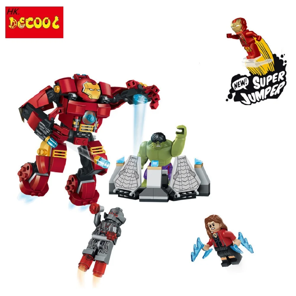 Decool Marvel халкбастер Супергерои 7110 248 шт 76031 Мстители для Минифигурки строительные