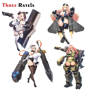 

Three Ratels FC585 BBW sexy girl with weapon last origin Game car Skateboard Laptop Guitar Waterproof Luggage sticker decal