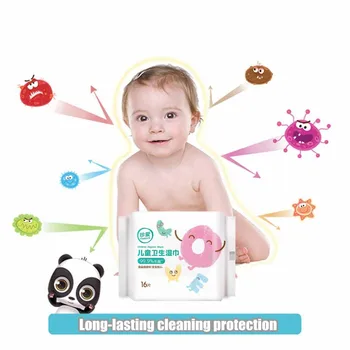 

Disposable Antibacterial Wet Wipe Tissue Fragrance-free Cleaning Wipes Clean Hand Non-alcoholic Sanitary Kids Baby Health Care