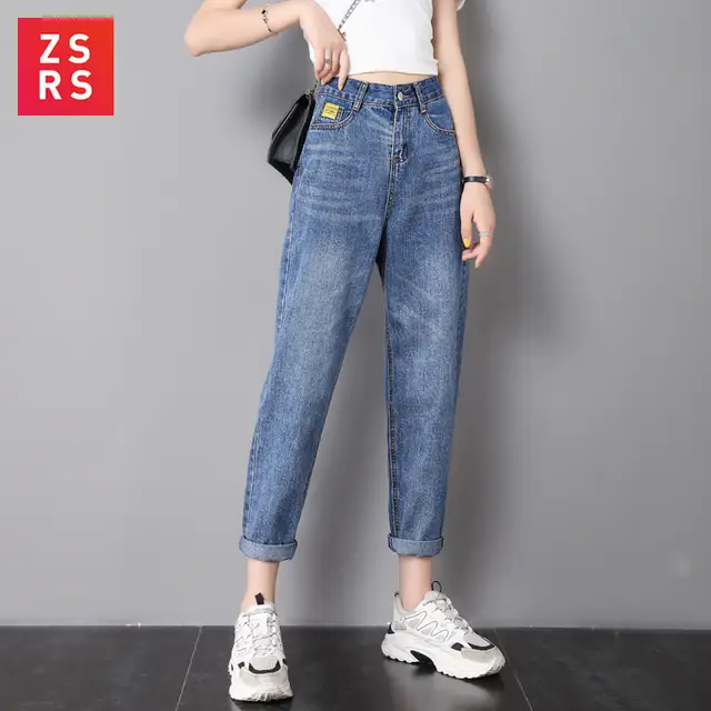 Zsrs Jeans Woman Mom Jeans Pants Boyfriend Jeans For Women With