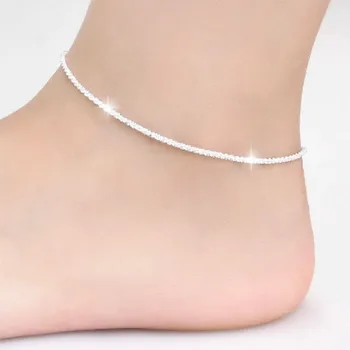 

Trendy Hemp Rope Chain Bracelet Anklet tornozeleira Jewelry 21CM Foot Jewelry For Women