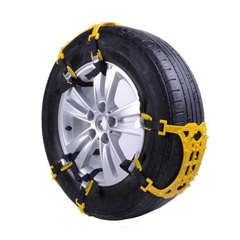 

6pcs Universal Vehicles Anti Skid Tire Chains Winter Snow Mud Tire Car Wheel Thickened Tyre Chain Auto Car Accessories Non-slip