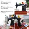 Vintage Music Box Mini Sewing Machine Style Mechanical Birthday Gift Table Decor Sewing Machine Style Mechanical Music Box ► Photo 3/6