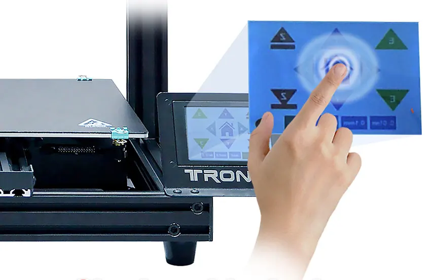 Upgraded XY-2 Pro 3D printer Build plate 255255mm Auto leveling Sensor Semi-Assembled Metal Frame structure 3d printe07
