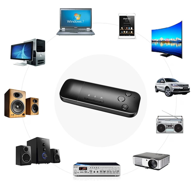 2 в 1 Мини приемник Bluetooth адаптер 5,0 аудио приемник для поворота колонки Aux автомобиля с Usb Bluetooth палка