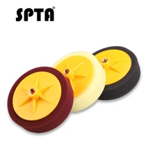 SPTA 6 дюймов/150 мм полировальный диск с M14 резьбой опорная пластина автомобильная краска воск полировка губка полировальный диск для RO полировщик