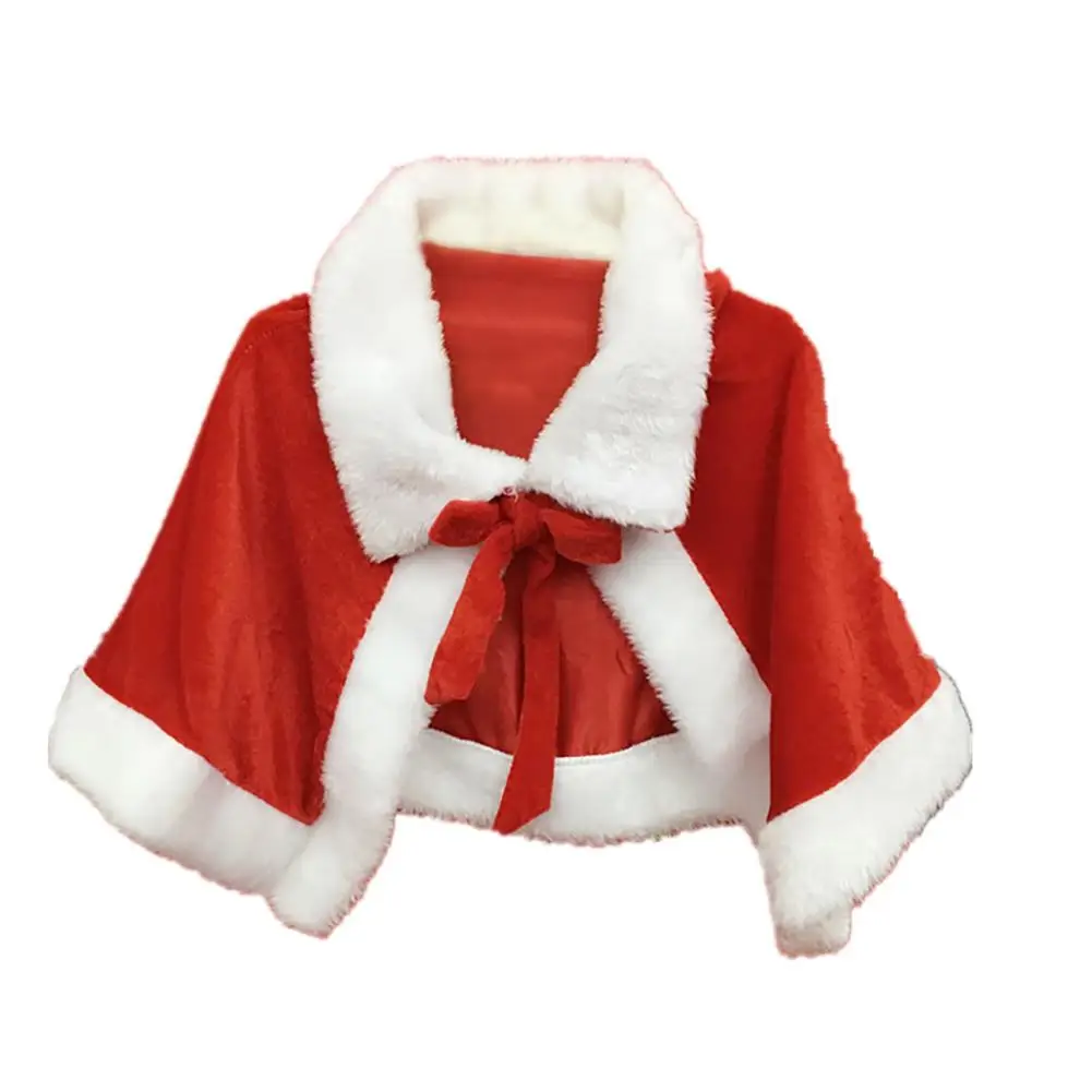 Рождественский маскарадный костюм; одежда для малышей; Рождественская Одежда для маленьких девочек; вечерние костюмы; рождественские маскарадные платья+ шаль+ шапка