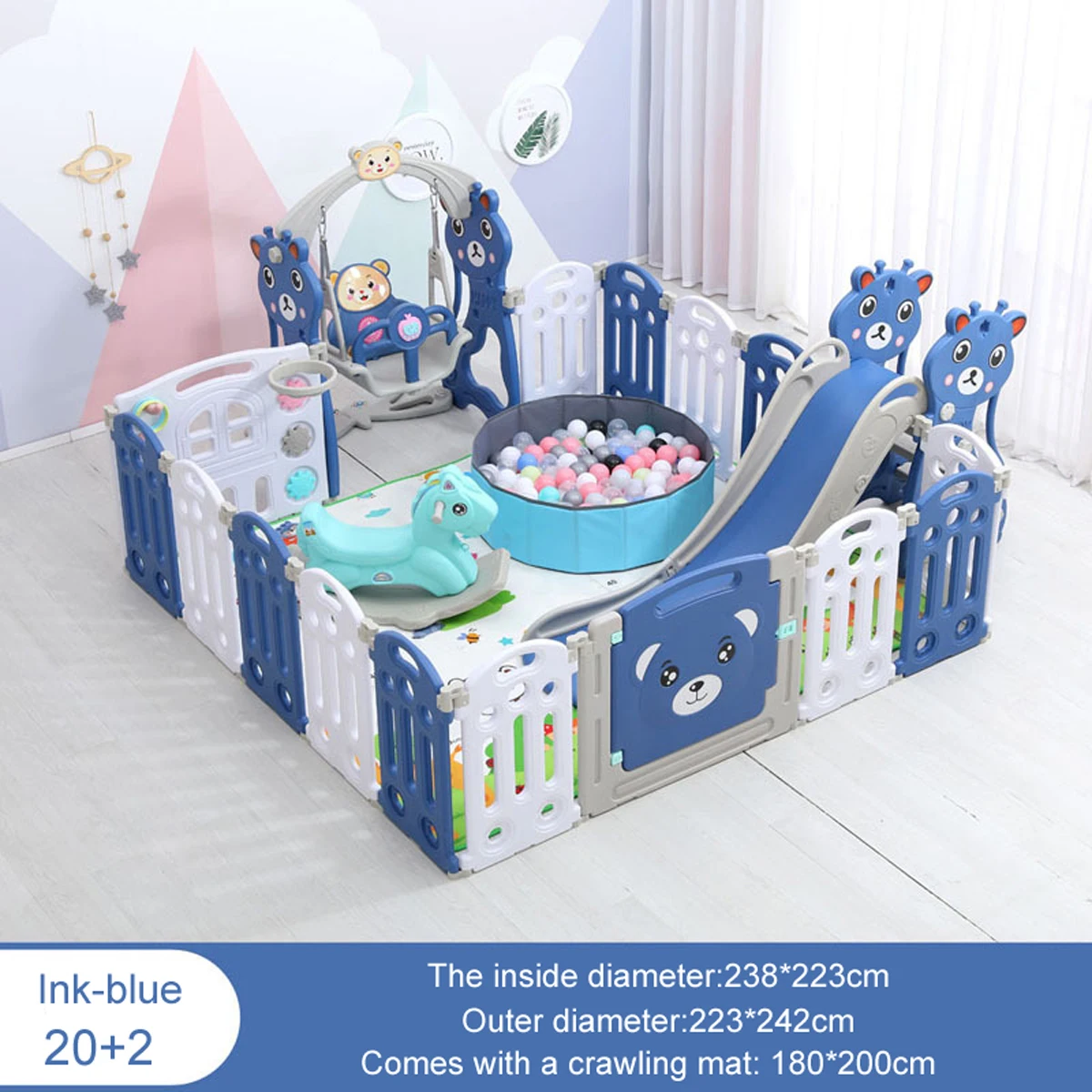 Baby playground Foldable baby park Kids park Playpen children Baby