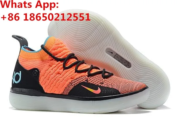 Zoom KD 11 EP XI EYBL Peach jam Hot Punch Кевин Дюрант мужские баскетбольные кроссовки KD11 - Цвет: COLOR (6)