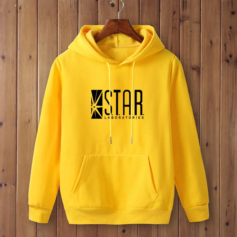 STAR Labs черные женские толстовки с капюшоном Женская толстовка флэш Готэм Сити комиксы Супермен сериал Толстовка