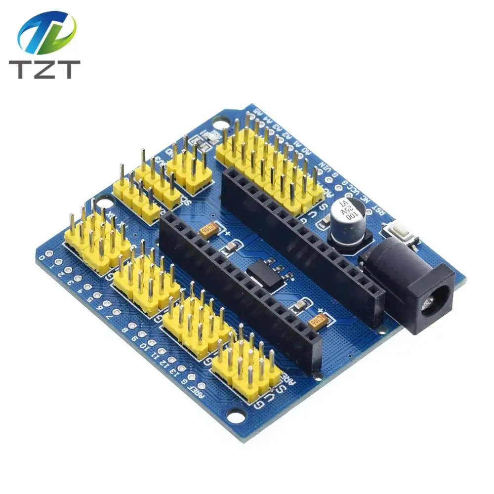NANO I/O IO датчик расширения щит модуль для Arduino UNO R3 Nano V3.0 3 0 контроллер совместимая