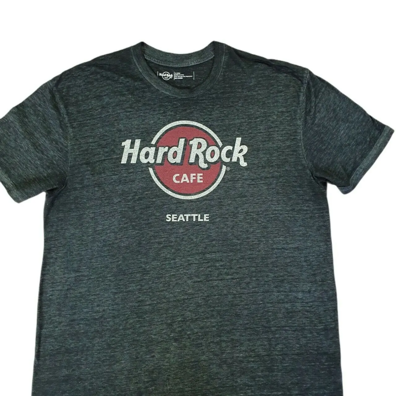 Maglietta Hard Rock Cafe Seattle Grey Size Xl Top Manica Corta