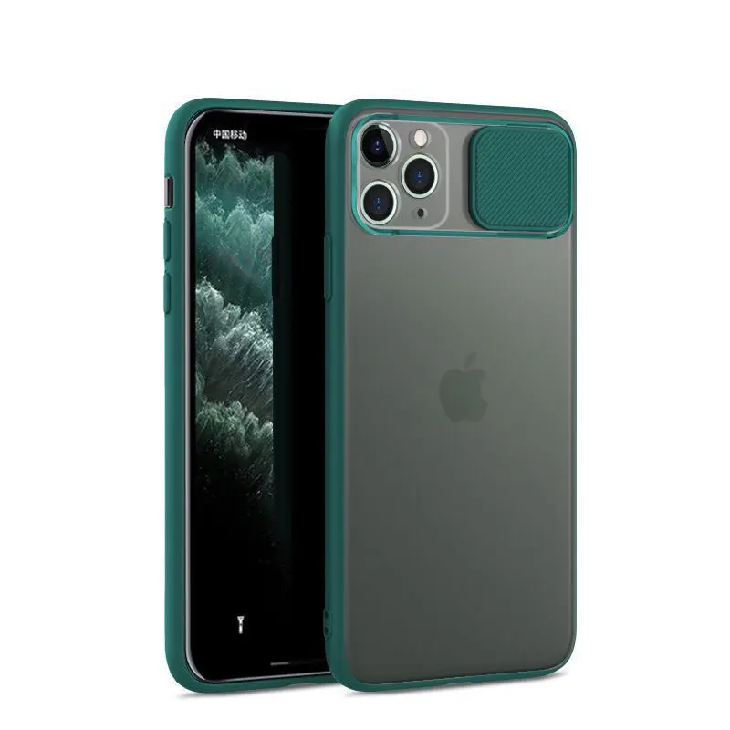 Slide Camera Lens Protection Case On The For iPhone 11 Pro X SE 2020 XR 7 8 XS 11 Shockproof Silicone Cases Clear Matte Cover Slide Camera Lens Protection Case On The For iPhone 11 Pro X SE 2020 XR 7 8 XS 11 Shockproof Silicone Cases Clear Matte Cover