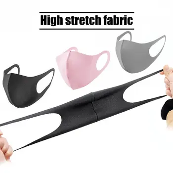 

3 Pcs Kids Adult Waterproof Sponge Mouth Mask 3D Reusable Anti Pollution Masks