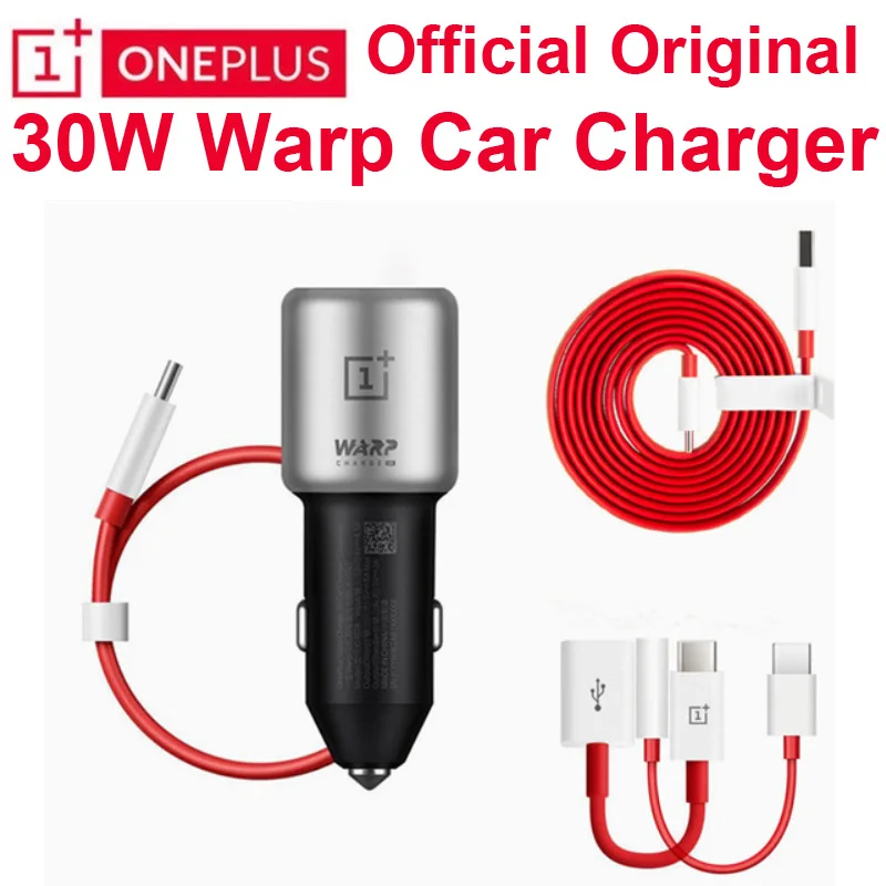 Автомобильное зарядное устройство OnePlus Warp Charge 30 12 В 24 4 5a выход 5 6A Max для 8 Pro 7 7T pro 6T |