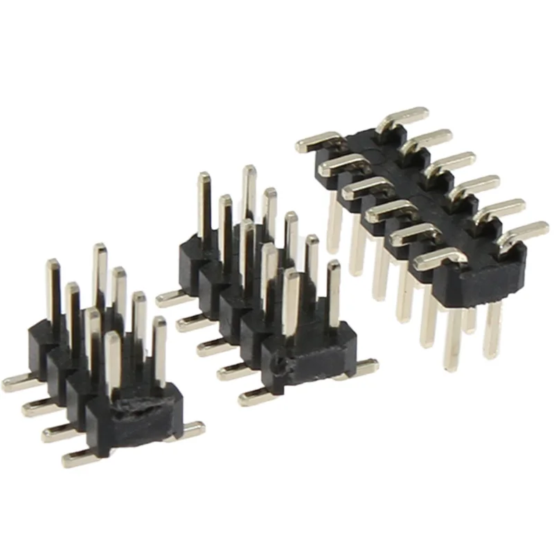 100 шт 2 0 мм штыревой разъем 2X40P SMD двухрядный позолоченный|Соединители| |