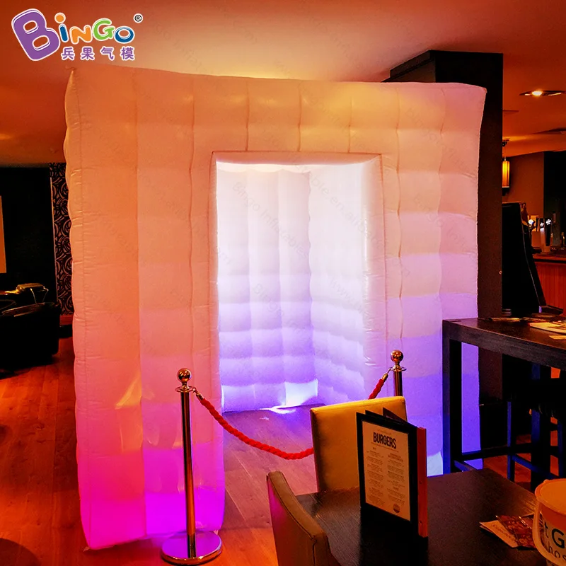 2.4M Cube Mobile Inflatable Photo Booth Tent With FREE LOGO Print - BG-T0022 5
