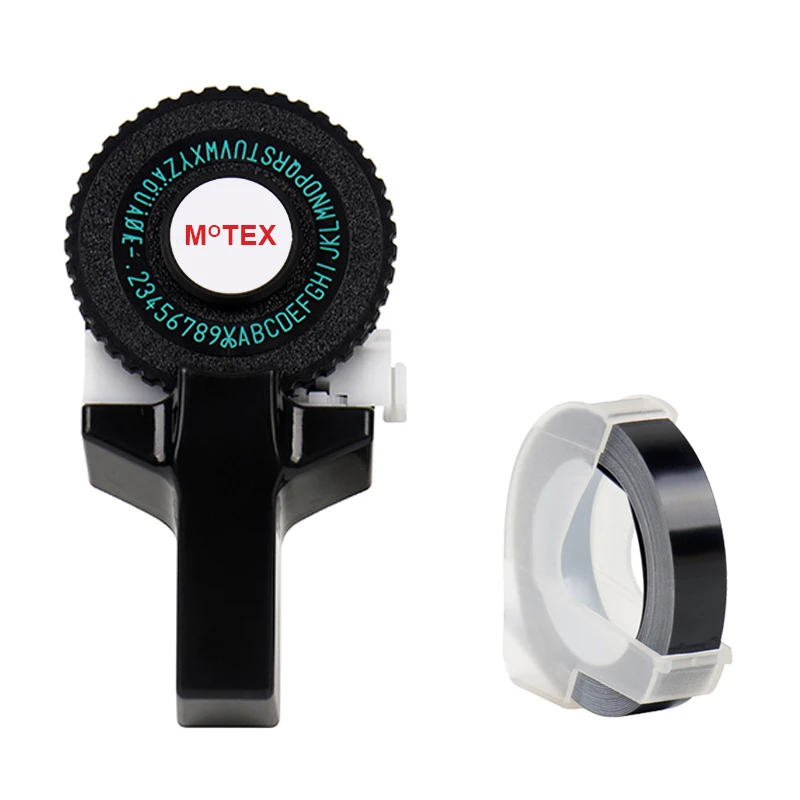 label printer black tape