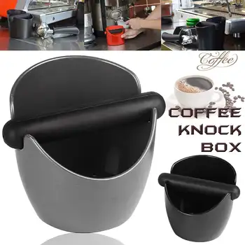 

Coffee Knock Box Shock-absorbent Espresso Waste Espresso Dump Bin With Handle Coffee Grounds Container Coffee Residue Box