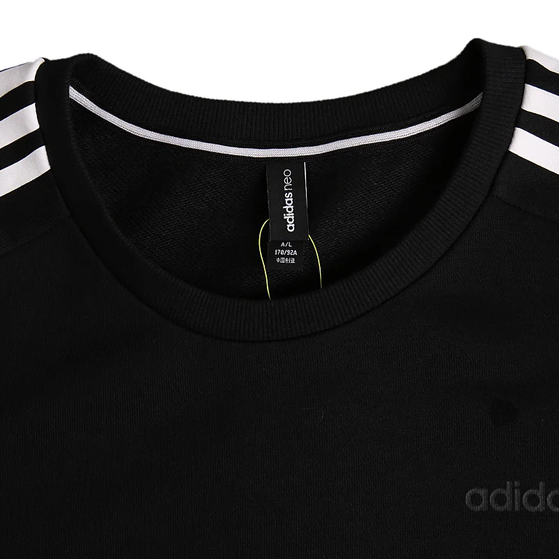 Новое поступление Adidas NEO Вт, соответствующий европейским стандартам по ограничению на использование опасных материалов в производстве 3S SW Для женщин пуловер рубашки с коротким рукавом спортивный костюм