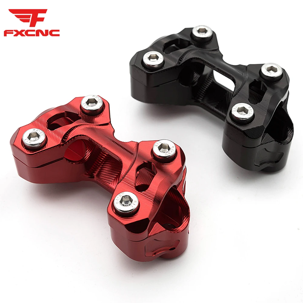 22 Millimetri Cnc Motorcycle Manubrio Per Ducati Monster 696 2008-2014 Di Monster 1100 / Evo 2009-2013 Riser Handle Bar Mount Morsetto Set
